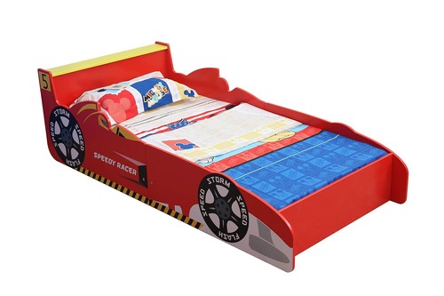 Racing car shaped toddler bed - racing,