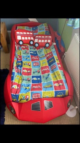 Toddlers car bed - car, sound