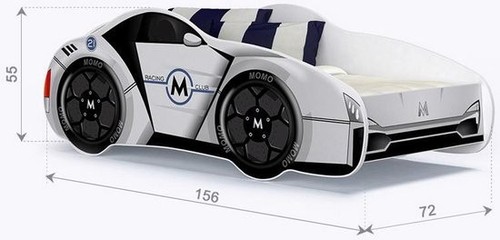 Toddler racecar bed with - toddler, -with