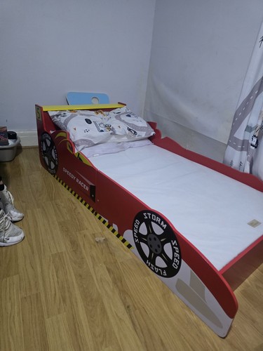 Toddler racing car bed - ,, with