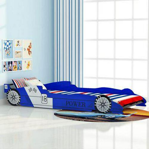 Single bed blue - single,