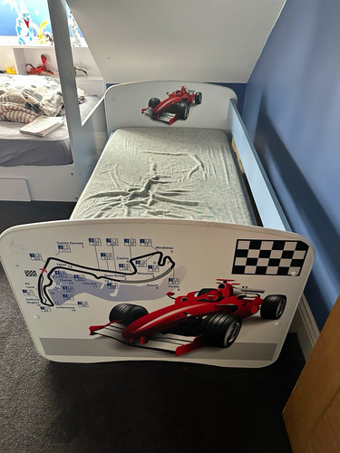 Children single racing car - children’s,